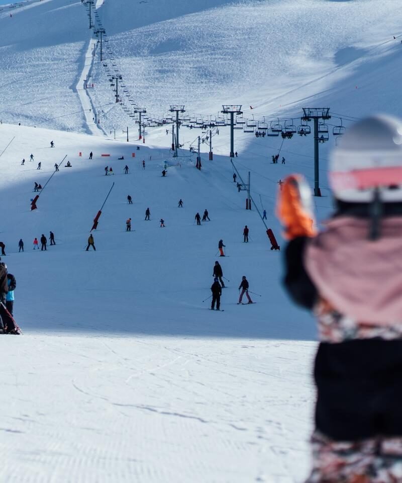 Domaine skiable de Saint-Lary en altitude